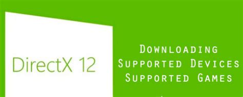 Directx 12 Free Download For Windows 10 81 And 7 32bit And 64bit