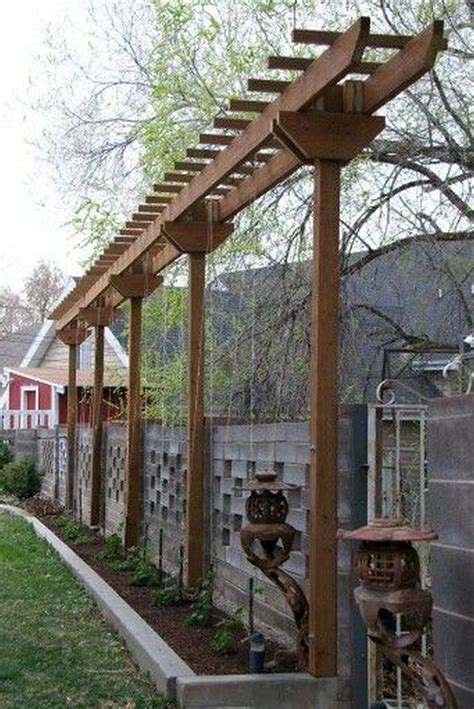 They are no longer just to secure space and mark boundaries, fence walls are now widely used as the edging to frame your garden, the highlight to your. 12 Awesome Initiatives of How to Upgrade Backyard Trellis ...