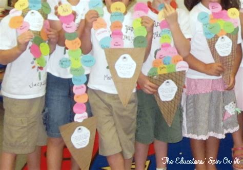 End of the year craft te reminder of friends they ve 8. Ice Cream Themed Class Project for End of School Year
