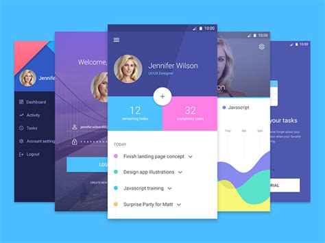 Innografix, innocent k boateng,,business card designer free, business card design ideas business card design app. Material Design app template - Freebiesbug