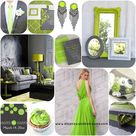 Wedding Colorslime Green And Gray Dream Wedding Pinterest Green