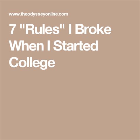 The Odyssey Online Odyssey Online Rules College