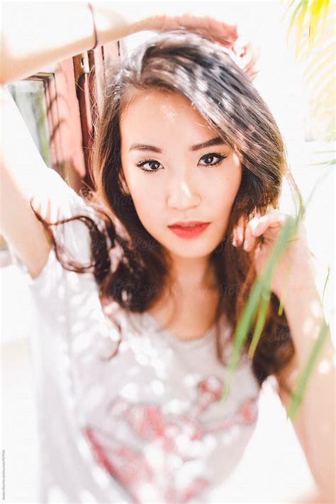 Portrait Of Asian Young Woman By Jessica Lia Stocksy United