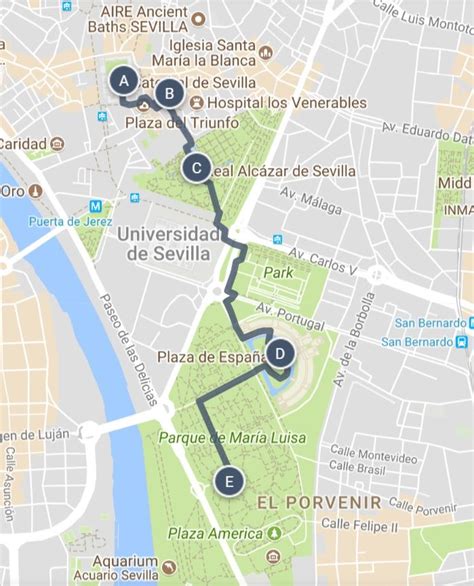 The Best Of Sevilla With Kids Sightseeing Guide And Walking Tour Map