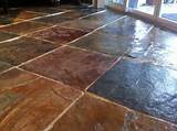 Dark Brown Slate Floor Tiles Photos