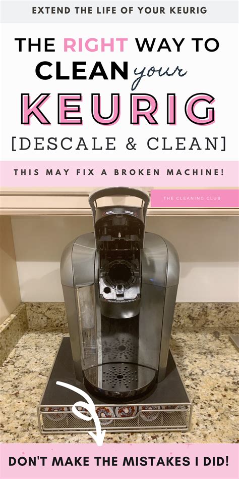 How To Clean Your Keurig Coffee Maker The Right Way In 2021 Keurig
