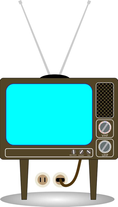 Old Tv Set Clip Art Image Clipsafari