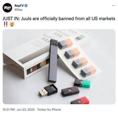 Juul Banned in U.S. | U.S. Ban On JUUL | Know Your Meme