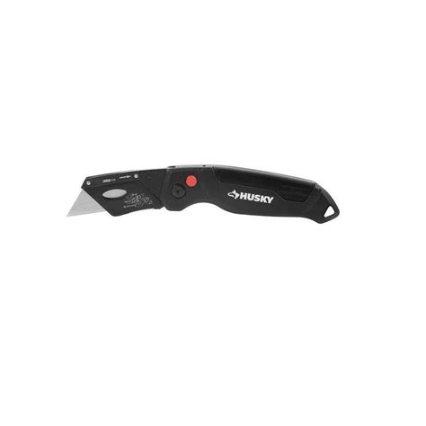 Husky Pro Folding Utility Knife With 50 Blades And Dispenser 99694