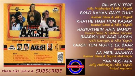Aatish 1994 All Songs Youtube