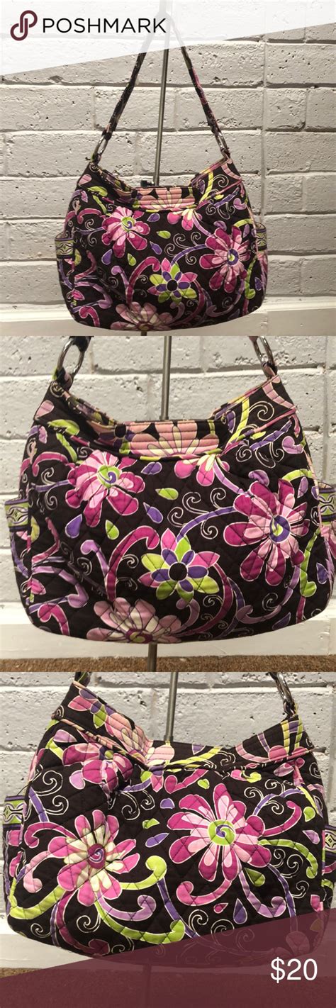 Here are some key identifying features to spot fake vera bradley each vera bradley pattern has the pattern, of course, and then decorative stripes that are another interpretation of the pattern. Vera Bradley Floral Bag Brown/Pink/Purple/Green bag with a ...