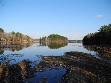 View Of Goats Island From Pond Road In Wilton Maine Maine Island