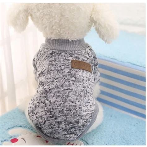 Winter Dogs Sweater Pet Clothes Cute Warm Small Pet Dogs Cat Knitwear