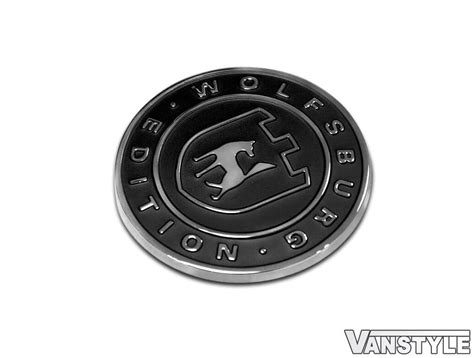 Genuine Vw Wolfsburg Edition Badge Sticker 52mm Vanstyle