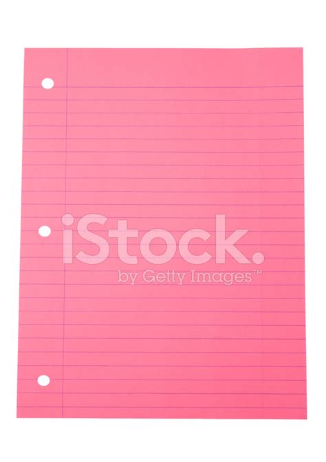 Pink Notebook Paper Stock Photo Royalty Free Freeimages
