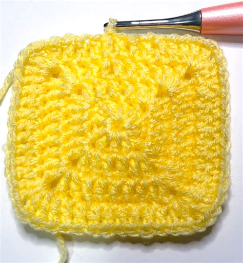 Crochet Solid Granny Square Tutorial Sunflower Cottage Crochet