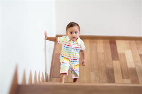 Kids On Stairs Child Moving Into New Home Stock Image Image Of Child