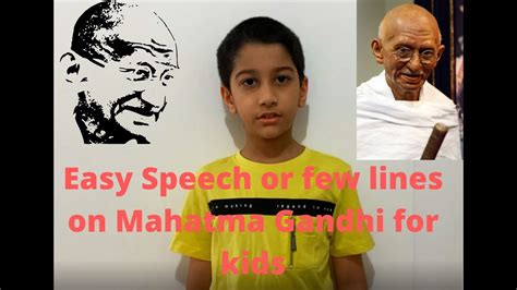 Speech On Mahatma Gandhi For School Students Easy Speech On Mahatma