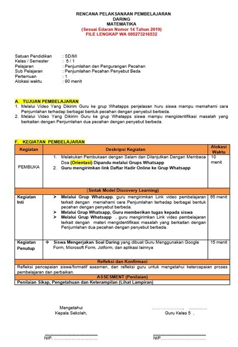 Kemungkinan pembelajaran masih menggunakan moda daring atau online yang tidak bagi bapak dan ibu guru yang mengampu pelajaran matematika kelas 9 dan membutuhkan rpp matematika daring 1 lembar kelas 9 soal pts ips smp kelas 9 semester genap (gambar canva.com) soal. RPP Matematika kelas 5 Daring Semester Ganjil - Info Pendidikan Terbaru