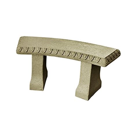 Emsco Group Garden Bench Natural Sandstone Appearance Made Of Resin