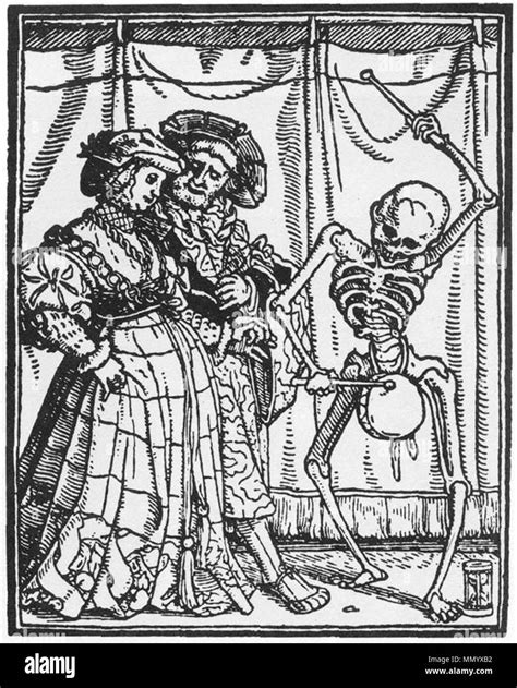 The Noble Lady From Dance Of Death Between 1524 And 1526 Hans Holbein