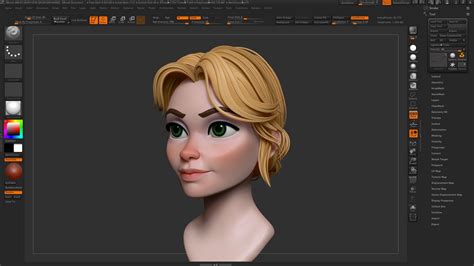 Video Tutorial Sculpting Hair In Zbrush On