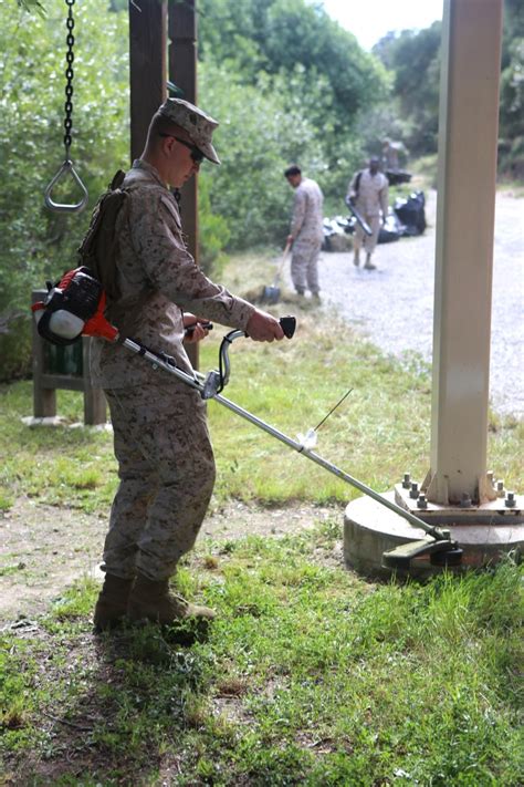 Single Marine Program Participates In Cleanup Marine Corps Air