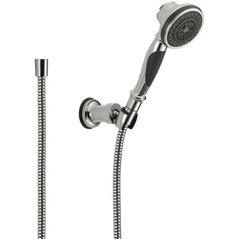 This type of delta shower faucets uses a shower component that is always on the wall called a valve. Delta 3-Spray Wall-Mount Hand Shower in Chrome-55021 - The ...