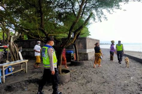Patroli Pantai Pengawasan Prokes Rangkaian Perayaan Siwaratri 1