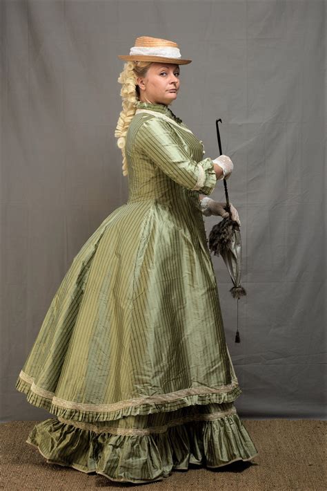 A 1870 Day Dress By Prior Attire Pattern And Instructions Available In