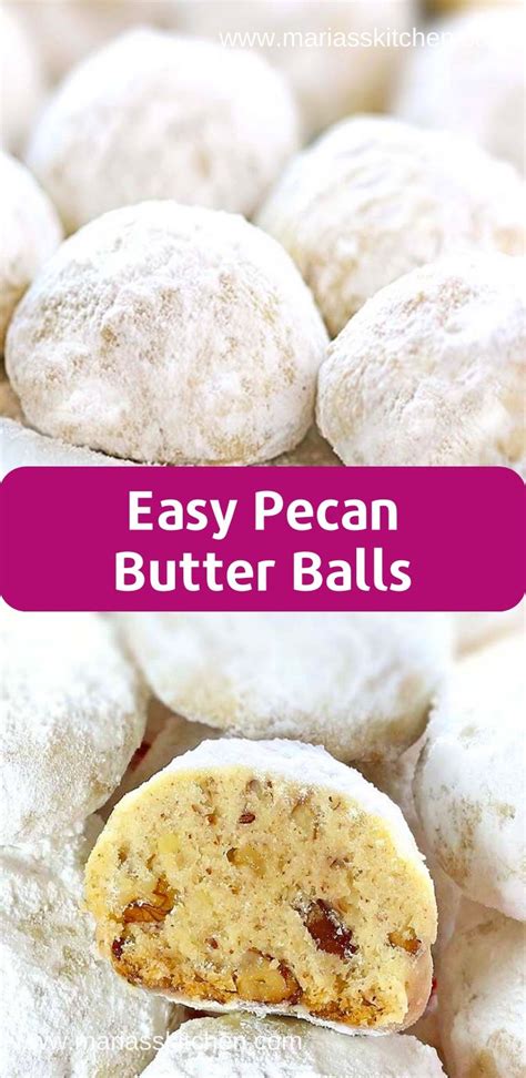 A delicious holiday cookie, these pecan butterballs get a crunchy texture from their namesake fall nut. Easy Pecan Butter Balls Recipe | Butter ball cookies ...