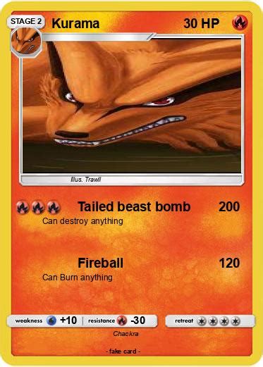 Pokémon Kurama 195 195 Tailed Beast Bomb My Pokemon Card