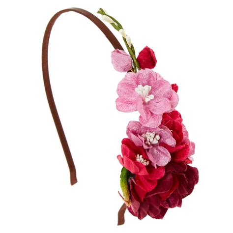 Add A Darling Rosy Touch With This Floral Headband Small Light And