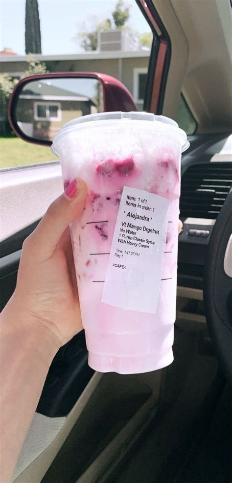 These Starbucks Drinks Look So Yummy Dragonfruit Mango Heavy