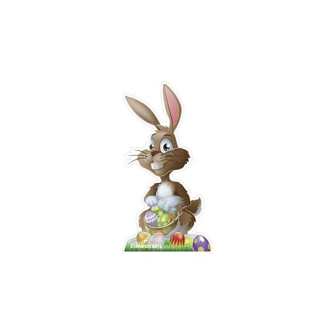 Life Size Easter Bunny Cardboard Cutout