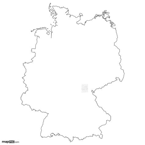 Germany Outline Map