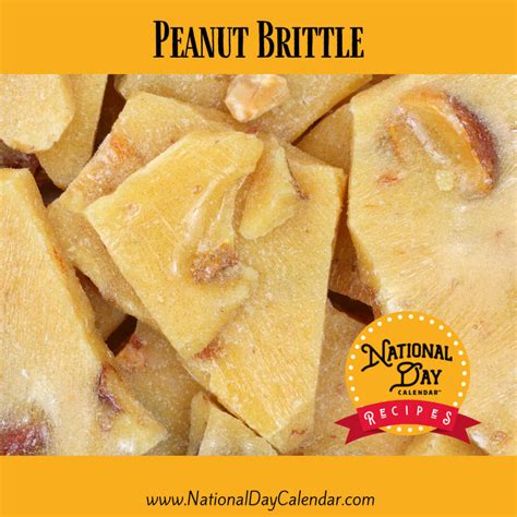 Peanut Brittle National Day Calendar