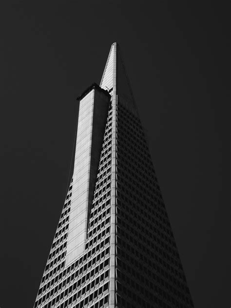 Architecture Worms Eye View Of Building Black And White Image Free Photo