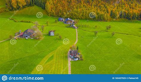 Autumn Rural Landscape Switzerland Stock Image Image Of Hiking