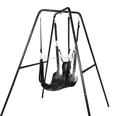 Sex Furniture Extreme Sling And Swings Stand With Leather Pillow Swing