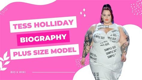 Glamorous American Big Curve Plus Size Model Tess Holliday