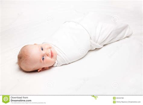 Swaddled infant stock image. Image of sids, cloth, baby - 60434783
