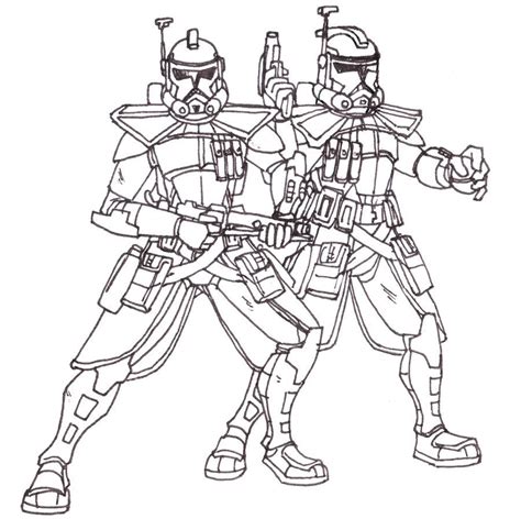 Star Wars Coloring Pages Captain Rex - Coloring Home