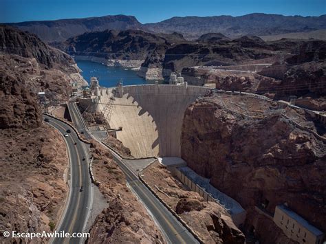 Hoover Dam On Colorado River The Highest Dam In The World When