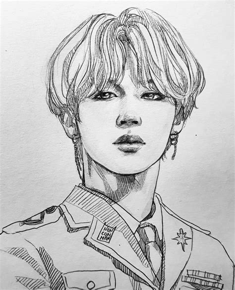 31+ Viral Gambar Sketsa Wajah Kim Taehyung Terkini | Repptu