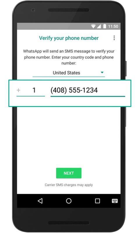 Just select your phone number. Verifying your number | Snatch App