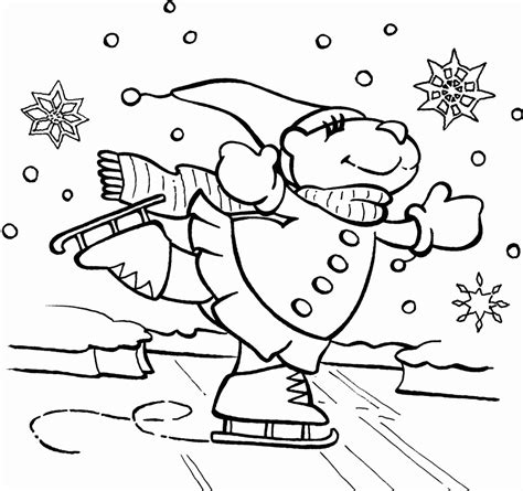 Ice Skating Coloring Pages Best Coloring Pages For Kids
