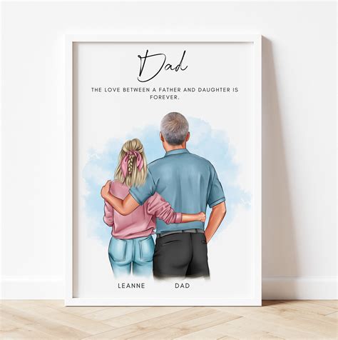 Personalised Father's Day Gift Custom Dad Printbirthday - Etsy UK