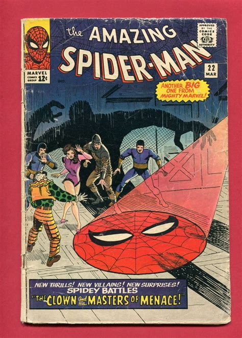 amazing spider man volume 1 1963 22 mar 1965 marvel iconic comics online