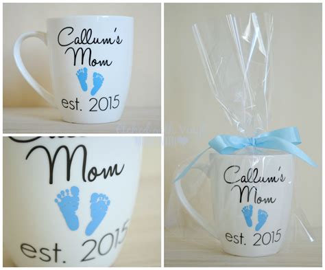Custom Mom To Be Coffee Mug By Etched With Vinyl Vinyl On Glass Mugs